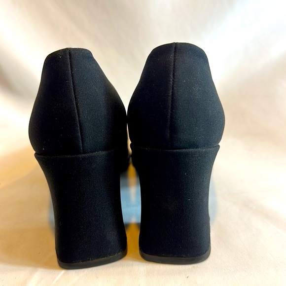Via Spiga Size 11 Black Fabric Heels - Picture 5 of 9